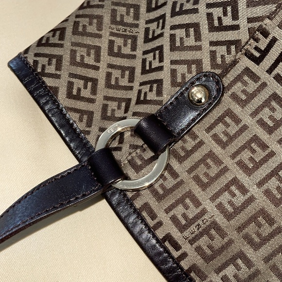 Preloved Fendi should bag great condition has some light scuffs on one corner.. - Picture 6 of 17